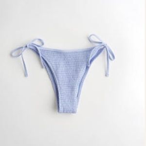 Hollister Smocked Side-Tie High-Leg Bikini Bottom